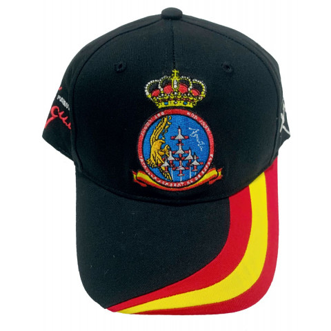 Gorra Patrulla Águila bandera en visera negra